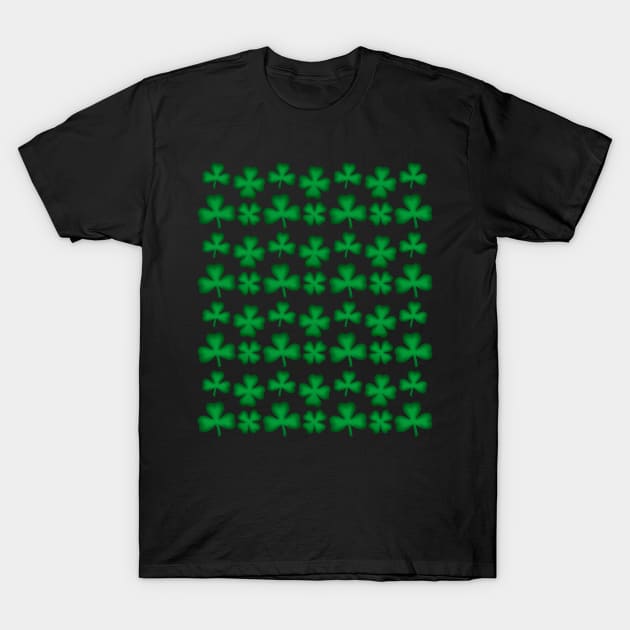 Clover field pattern T-Shirt by Purrfect